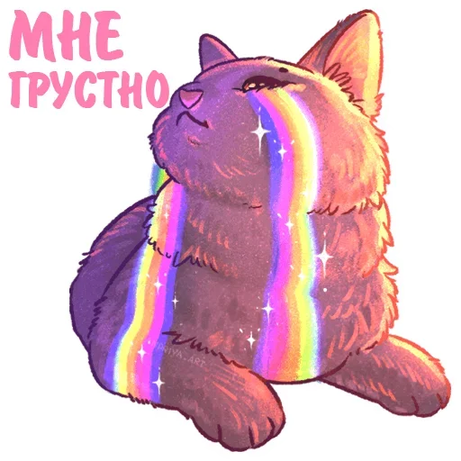 Стикер Котики и фразочки 2