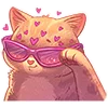 Эмодзи Love Cats
