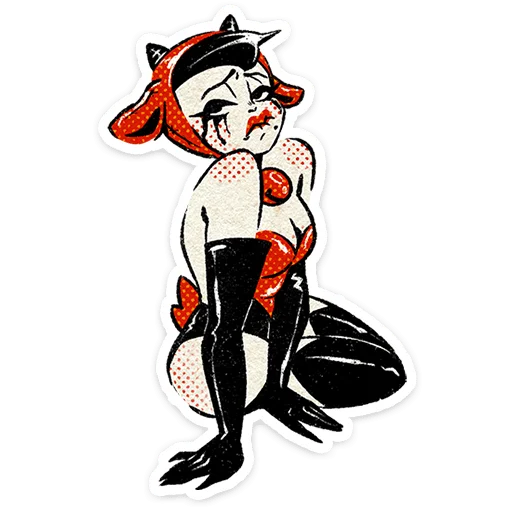 Стикер Козетта