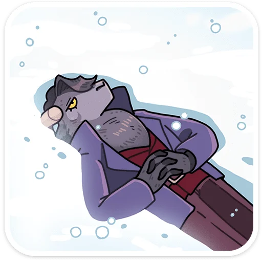 Стикер Крампус