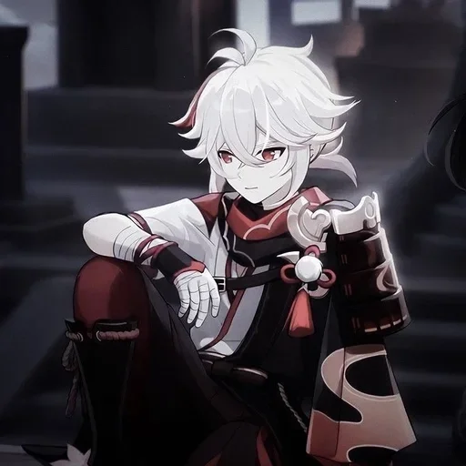 Стикер kazuha albedo