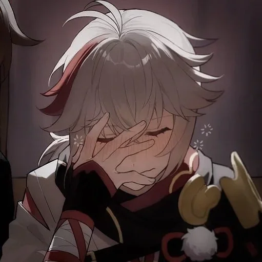 Стикер kazuha albedo