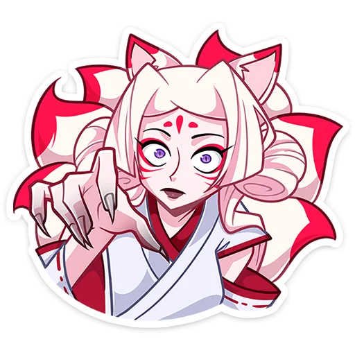 Стикер Старшая жрица Кумико