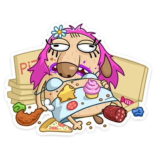 Стикер Леди Ди