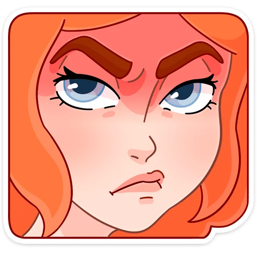 Стикер Леди Ольга