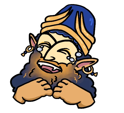 Стикер Laughmassu