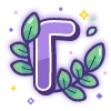 Эмодзи lavender paradise font