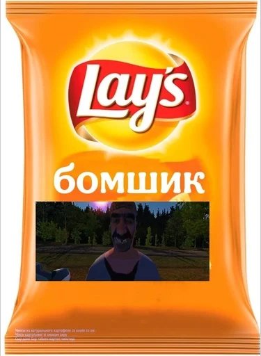 Стикер Мемный лейс