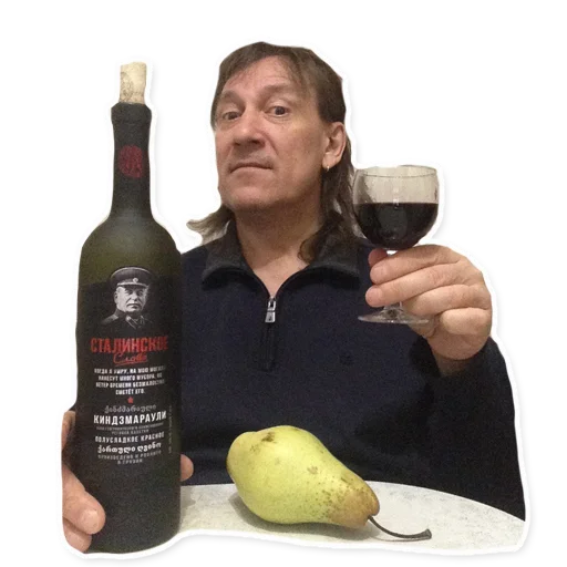 Стикер Летов в тайге