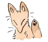 Стикер Kitsune friend