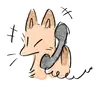 Стикер Kitsune friend