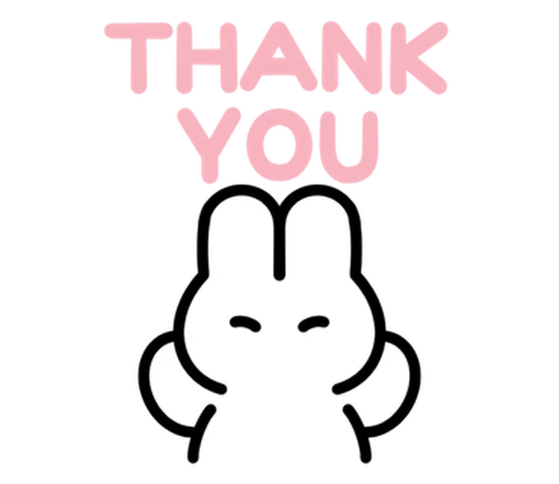 Стикер зайка