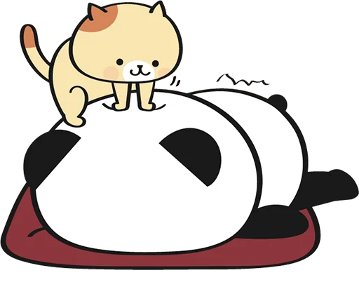 Стикер Little panda