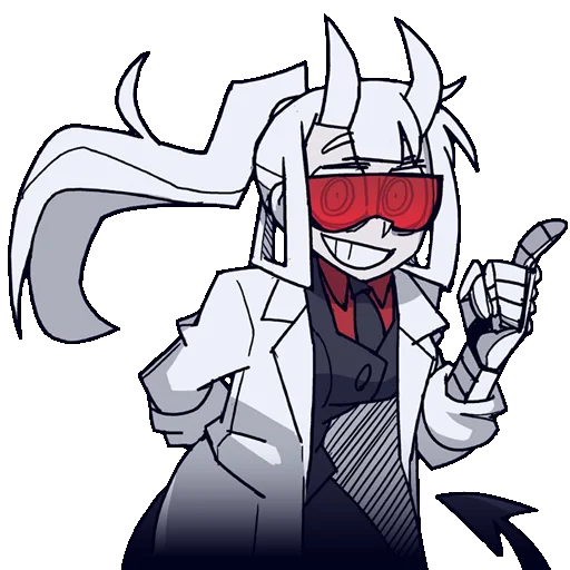 Стикер Лормастер | Helltaker