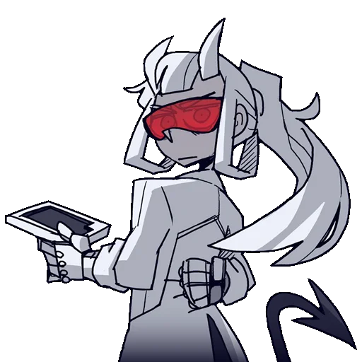 Стикер Лормастер | Helltaker