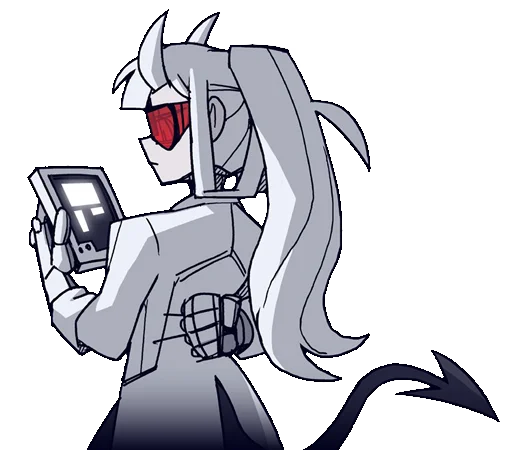 Стикер Лормастер | Helltaker