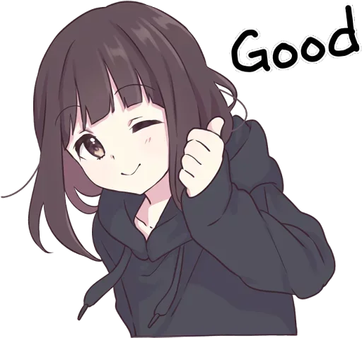 Стикер Lovely Girl