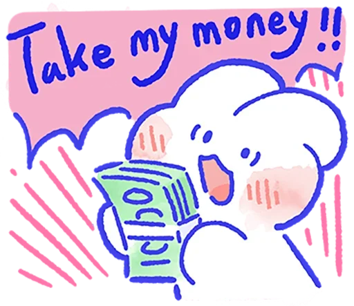 Стикер Lovely Mong Mong