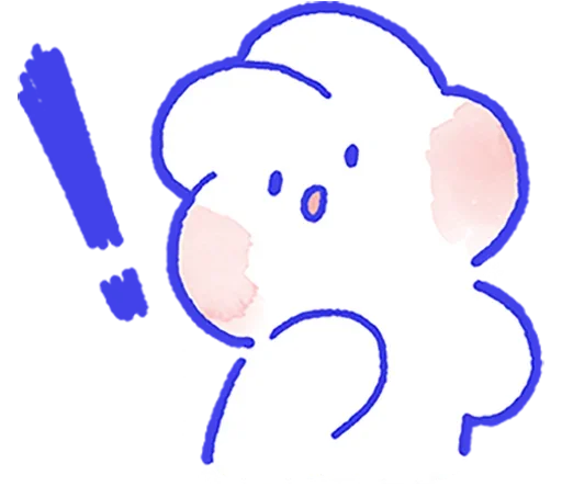 Стикер Lovely Mong Mong