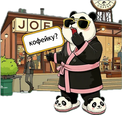 Стикер Lunky Panda