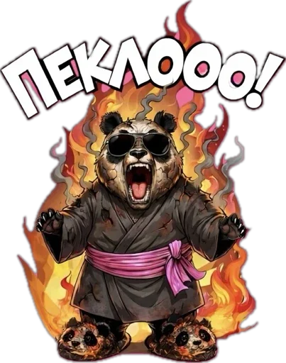 Стикер Lunky Panda