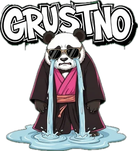 Стикер Lunky Panda
