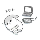 Стикер Machiko Rabbit