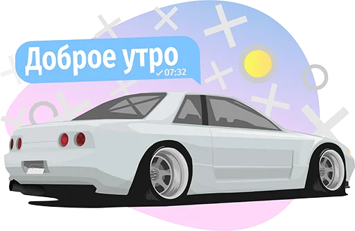 Стикер JDM