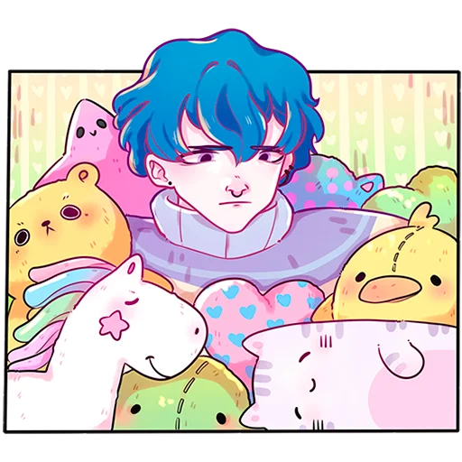 Стикер Малин и Джем Без Текста