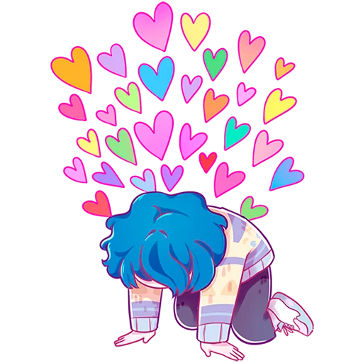 Стикер Малин и Джем Без Текста