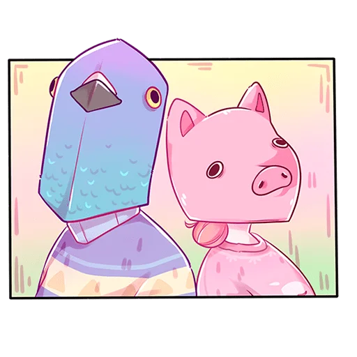 Стикер Малин и Джем Без Текста