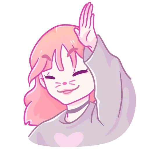 Стикер Малин без надписей