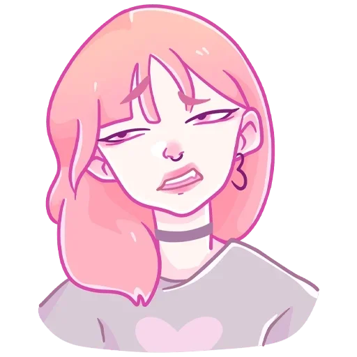 Стикер Малин без надписей