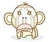 Стикер monkey