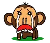Стикер monkey