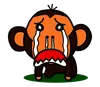 Стикер monkey