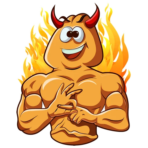 Стикер man potency