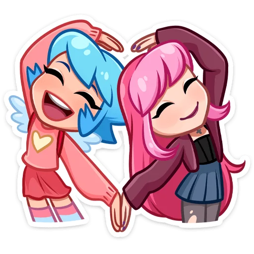 Эмодзи Марго и Ника