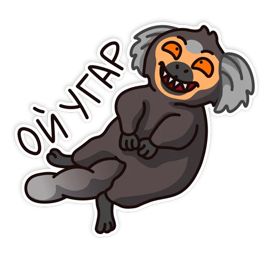 Стикер мармозеточка