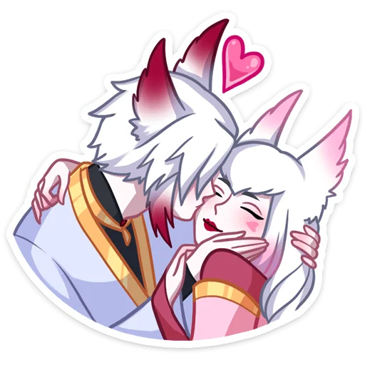 Стикер Мари и Хидэ