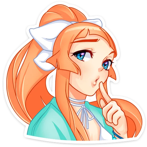 Стикер Мей на каникулах