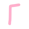 Эмодзи Розовый шрифт