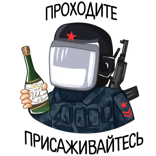 Стикер Полиция
