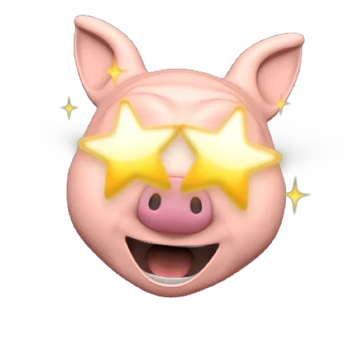 Стикер PIG MEMOJI