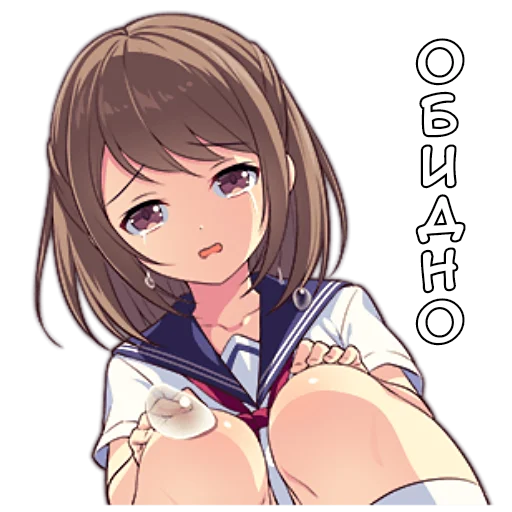 Стикер Менхера тян