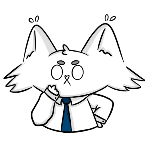 Стикер Мяу-Мяу котик Инспурер