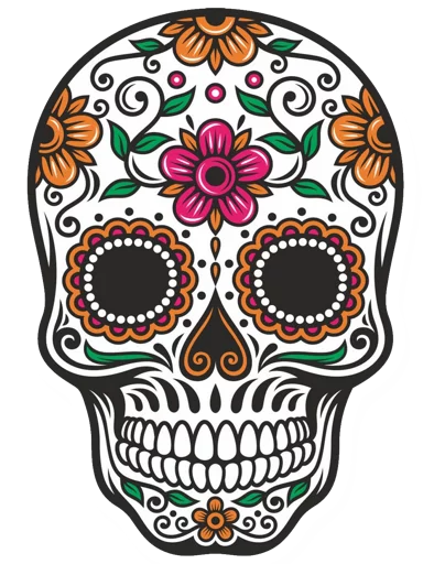 Стикер Mexican Skulls