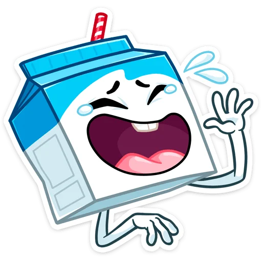 Стикер Молочко