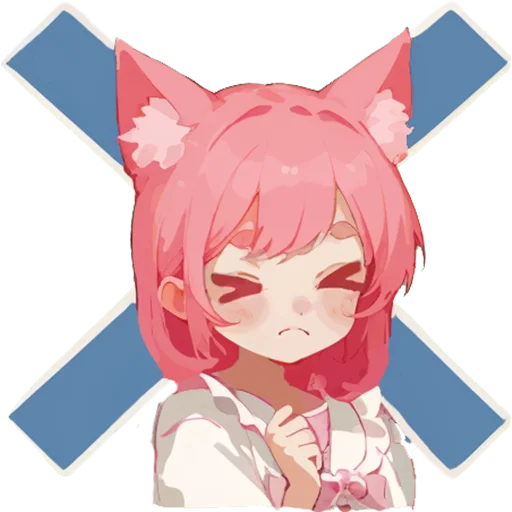 Стикер Milka chan