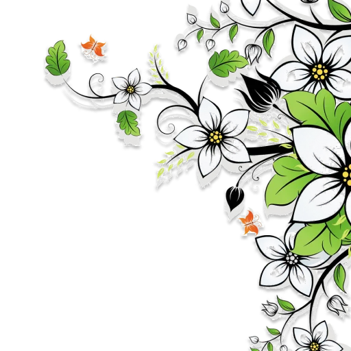 Стикер Цветы